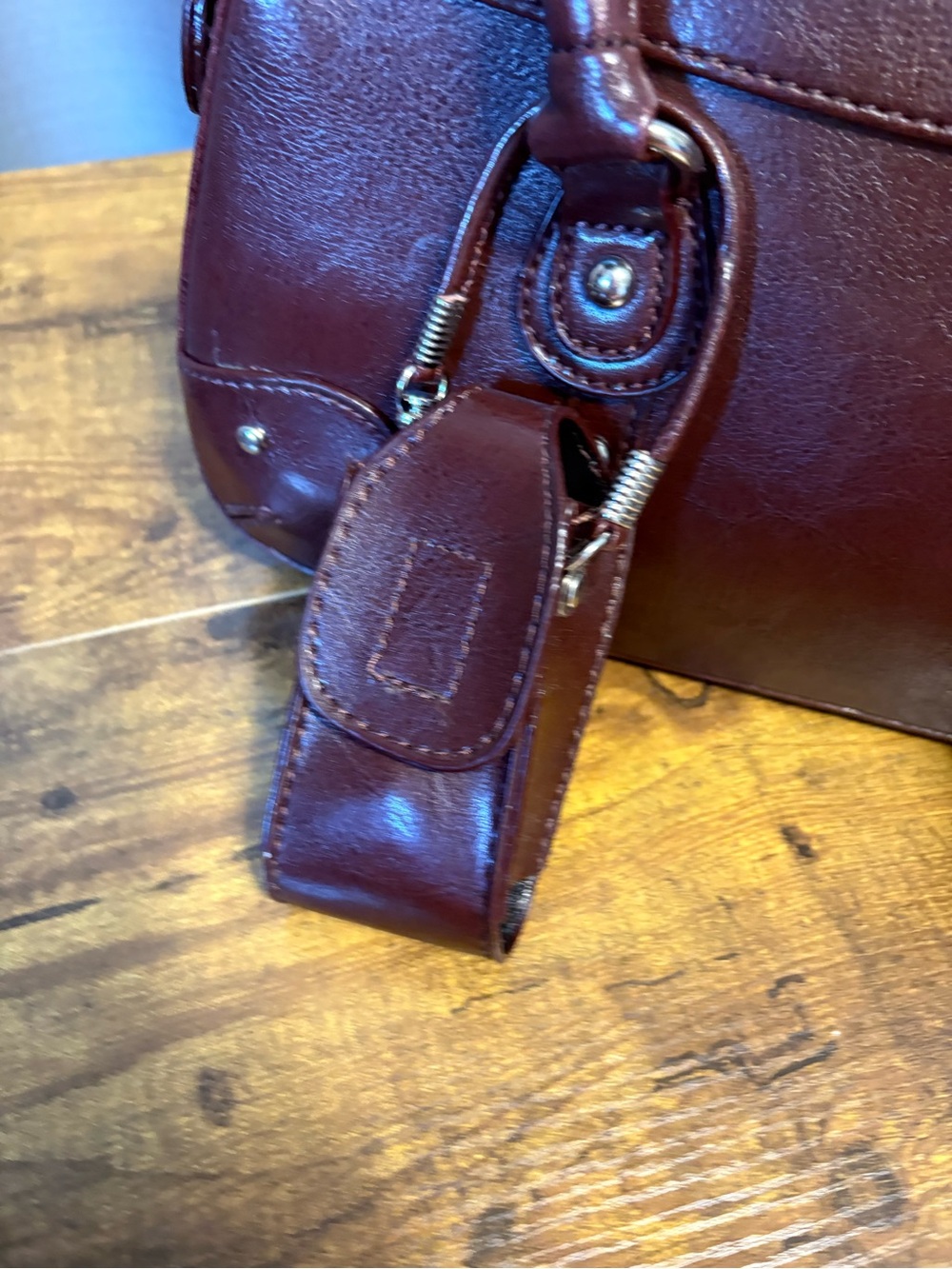 Chocolate Brown Shoulder Bag JC Fashion Y2K NWT - Picture 4 of 14